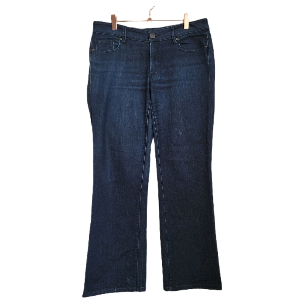 Ann Taylor LOFT Jeans Womens Size 28/6 Blue Curvy Flare